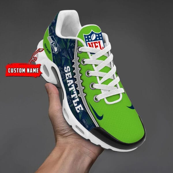 Seattle Seahawks Personalized Plus T-N Youth Sneakers AMCTNS0122 - Image 4