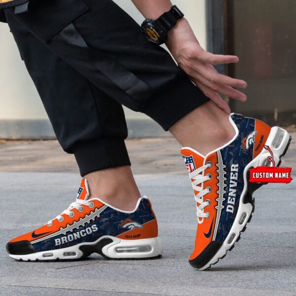 Denver Broncos Personalized Plus T-N Youth Sneakers AMCTNS0079 - Image 3