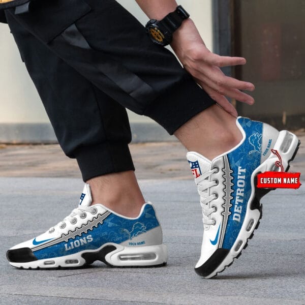 Detroit Lions Personalized Plus T-N Youth Sneakers AMCTNS0011 - Image 3