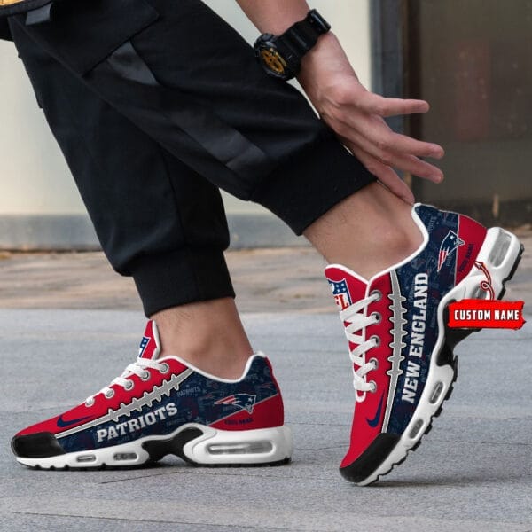 New England Patriots Personalized Plus T-N Youth Sneakers AMCTNS0117 - Image 3