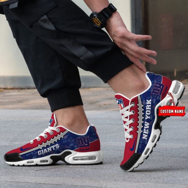 New York Giants Personalized Plus T-N Youth Sneakers AMCTNS0084 - Image 3
