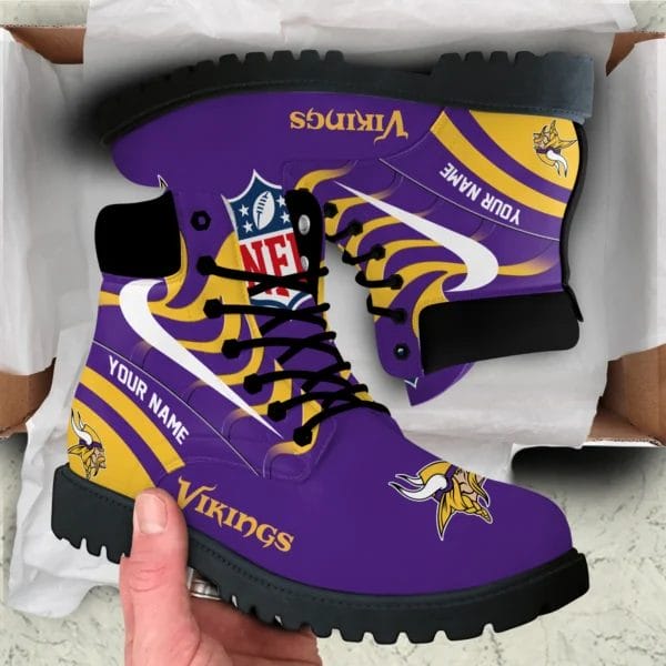 Minnesota Vikings All Seasom TBL Boots AMCTBL0033 - Image 2