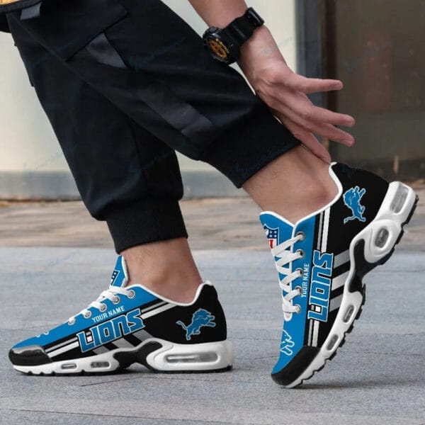 Detroit Lions Personalized Plus T-N Youth Sneakers AMCTNS0017 - Image 3