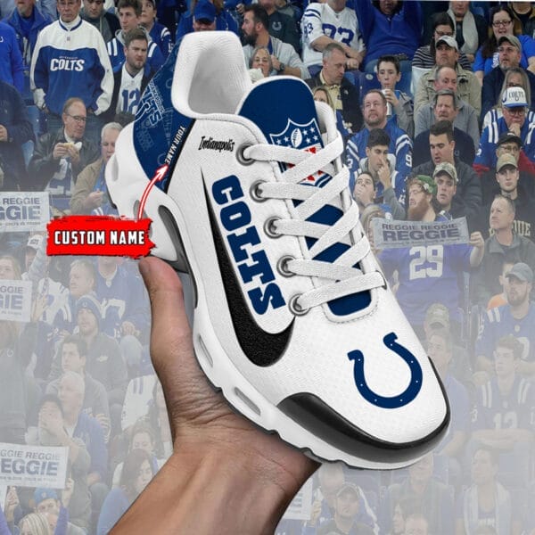 Indianapolis Colts Personalized Plus T-N Youth Sneakers AMCTNS0063 - Image 4