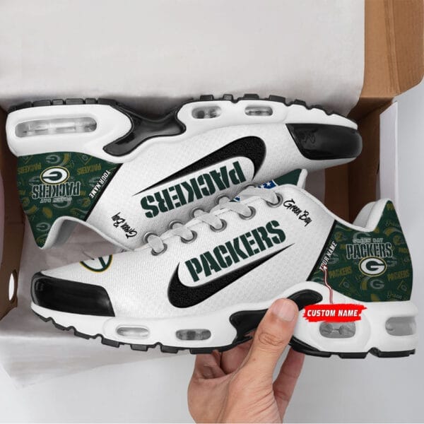 Green Bay Packers Personalized Plus T-N Youth Sneakers AMCTNS0040 - Image 3
