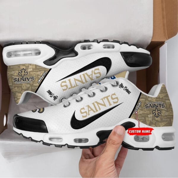 New Orleans Saints Personalized Plus T-N Youth Sneakers AMCTNS0049 - Image 3