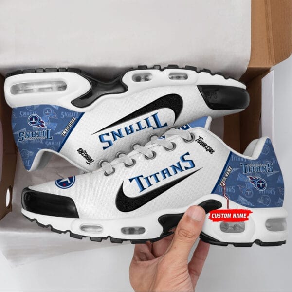 Tennessee Titans Personalized Plus T-N Youth Sneakers AMCTNS0112 - Image 3