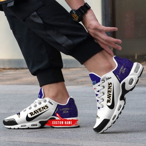Baltimore Ravens Personalized Plus T-N Youth Sneakers AMCTNS0095 - Image 3