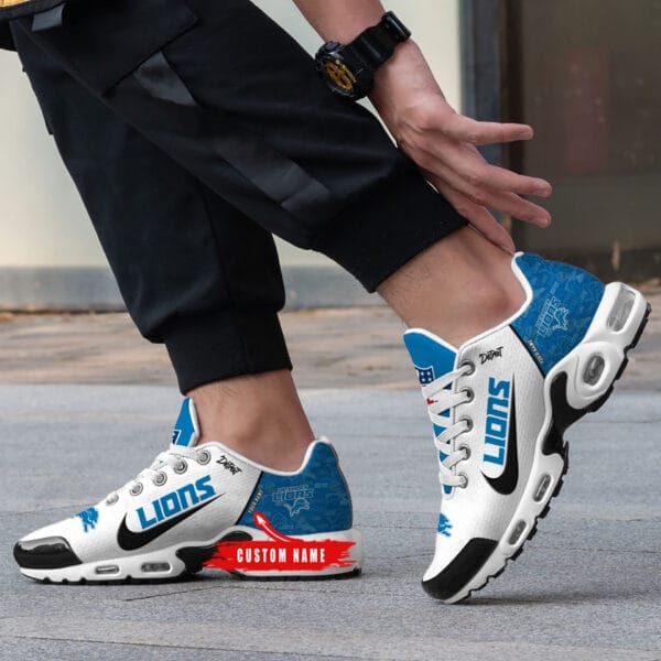 Detroit Lions Personalized Plus T-N Youth Sneakers AMCTNS0010 - Image 3
