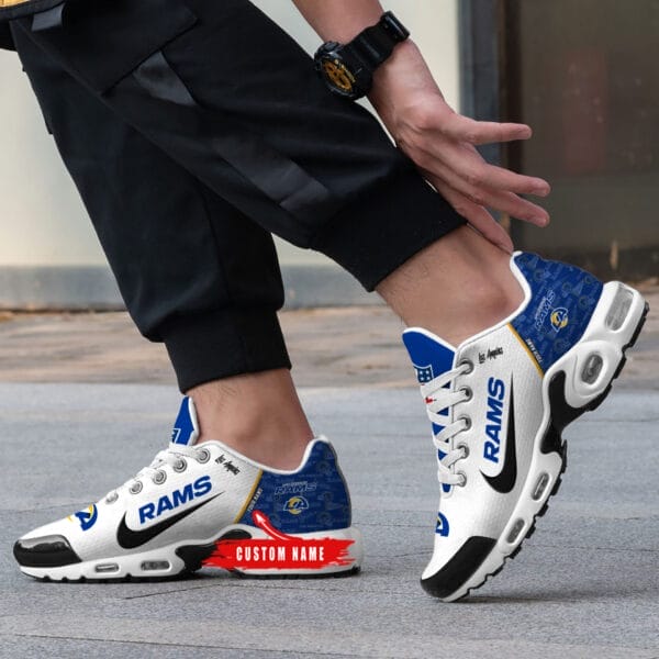 Los Angeles Rams Personalized Plus T-N Youth Sneakers AMCTNS0066 - Image 4