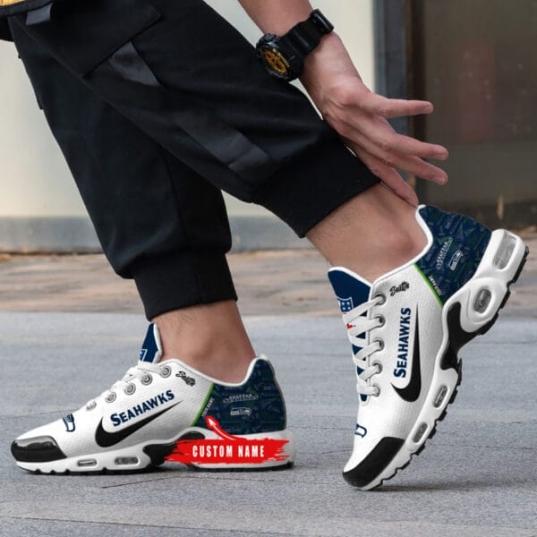 Seattle Seahawks Personalized Plus T-N Youth Sneakers AMCTNS0121 - Image 2