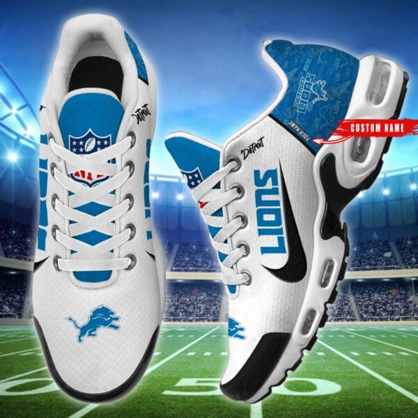 Detroit Lions Personalized Plus T-N Youth Sneakers AMCTNS0010