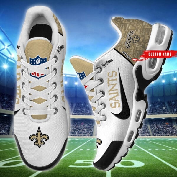 New Orleans Saints Personalized Plus T-N Youth Sneakers AMCTNS0049 - Image 4