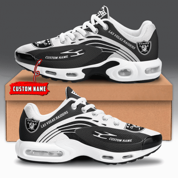Las Vegas Raiders Personalized Plus T-N Youth Sneakers AMCTNS0004