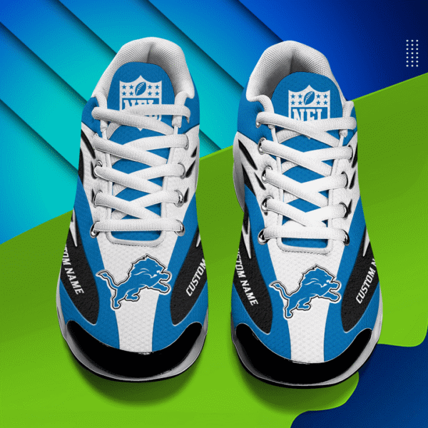 Detroit Lions Personalized Plus T-N Youth Sneakers AMCTNS0013 - Image 4