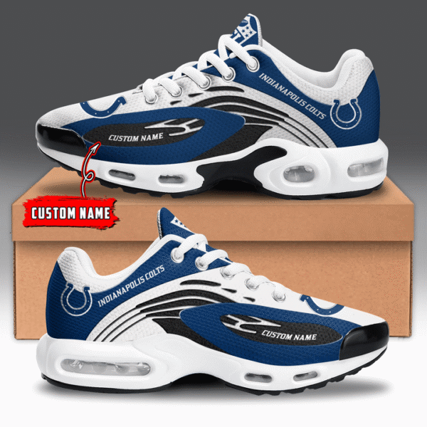 Indianapolis Colts Personalized Plus T-N Youth Sneakers AMCTNS0092