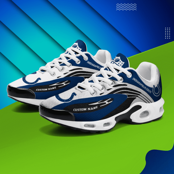 Indianapolis Colts Personalized Plus T-N Youth Sneakers AMCTNS0092 - Image 3