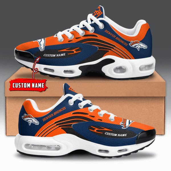 Denver Broncos Personalized Plus T-N Youth Sneakers AMCTNS0091