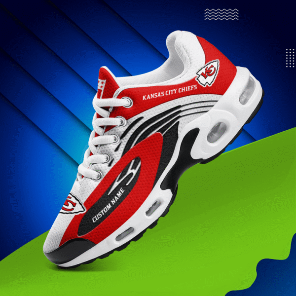 Kansas City Chiefs Personalized Plus T-N Youth Sneakers AMCTNS0045 - Image 2