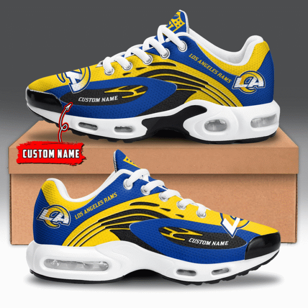 Los Angeles Rams Personalized Plus T-N Youth Sneakers AMCTNS0086