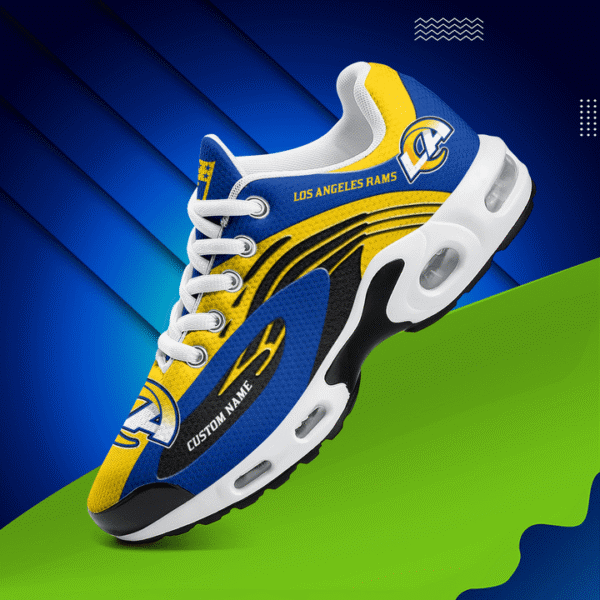 Los Angeles Rams Personalized Plus T-N Youth Sneakers AMCTNS0086 - Image 2