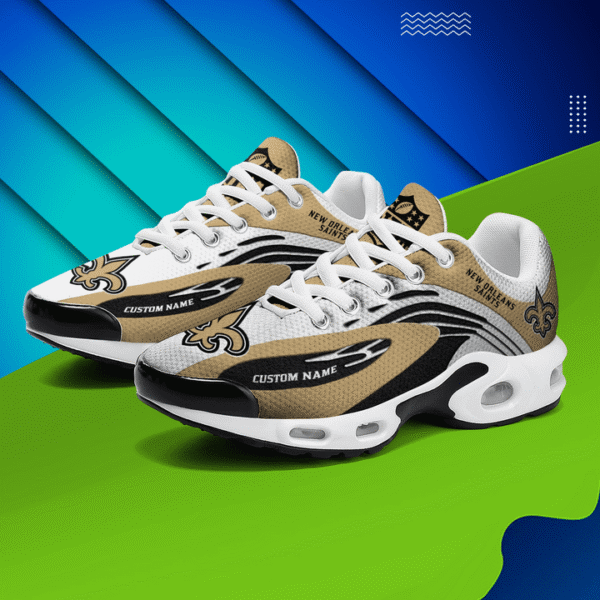 New Orleans Saints Personalized Plus T-N Youth Sneakers AMCTNS0056 - Image 3