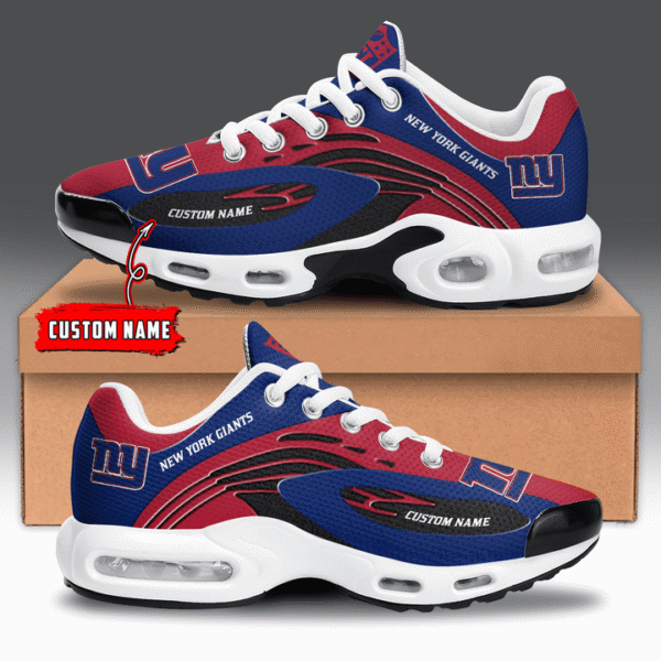 New York Giants Personalized Plus T-N Youth Sneakers AMCTNS0087