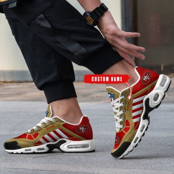 San Francisco 49ers Personalized Plus T-N Youth Sneakers AMCTNS0023 - Image 2
