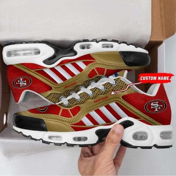 San Francisco 49ers Personalized Plus T-N Youth Sneakers AMCTNS0023