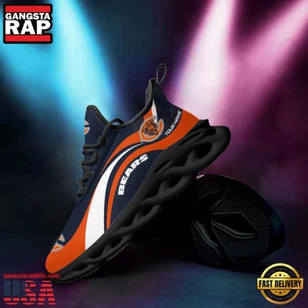Cincinnati Bengals Max Soul Sneakers Personalized Name AMCMSS0017