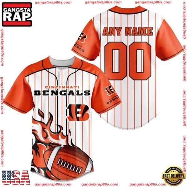 Cincinnati Bengals Personalized Baseball Jersey New Trending 2025 AMCBJS441