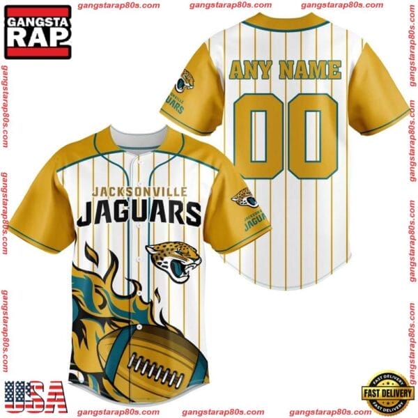 Jacksonville Jaguars Personalized Baseball Jersey New Trending 2025 AMCBJS433
