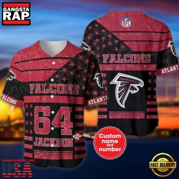 Atlanta Falcons Personalized Baseball Jersey New Trending 2025 AMCBJS503