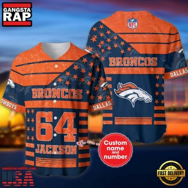 Denver Broncos Personalized Baseball Jersey New Trending 2025 AMCBJS495