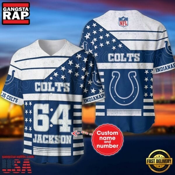 Indianapolis Colts Personalized Baseball Jersey New Trending 2025 AMCBJS491