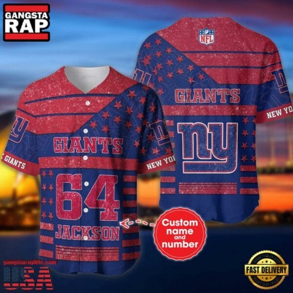 New York Giants Personalized Baseball Jersey New Trending 2025 AMCBJS481