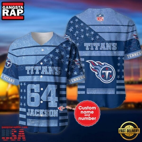 Tennessee Titans Personalized Baseball Jersey New Trending 2025 AMCBJS474