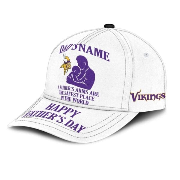 Minnesota Vikings Personalized Limited Edition Classic Cap Gift For Father's Day AMCCAP000023 - Image 3