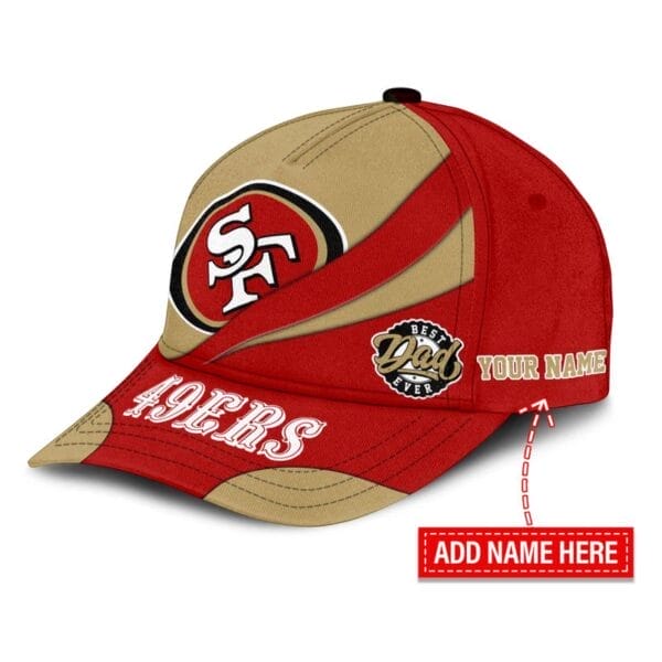 San Francisco 49ers Personalized Limited Edition Classic Cap Gift For Father's Day AMCCAP000034 - Image 3