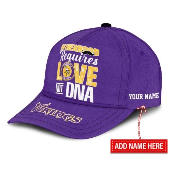 Minnesota Vikings Personalized Limited Edition Classic Cap Gift For Father's Day AMCCAP000046 - Image 3