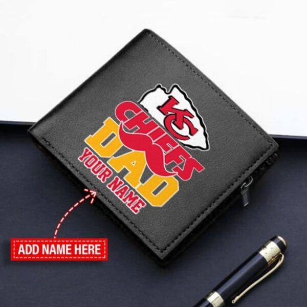 Kansas City Chiefs Limited Edition Men Leather Bifold Wallet Gift For Father's Day AMC2DMW000005