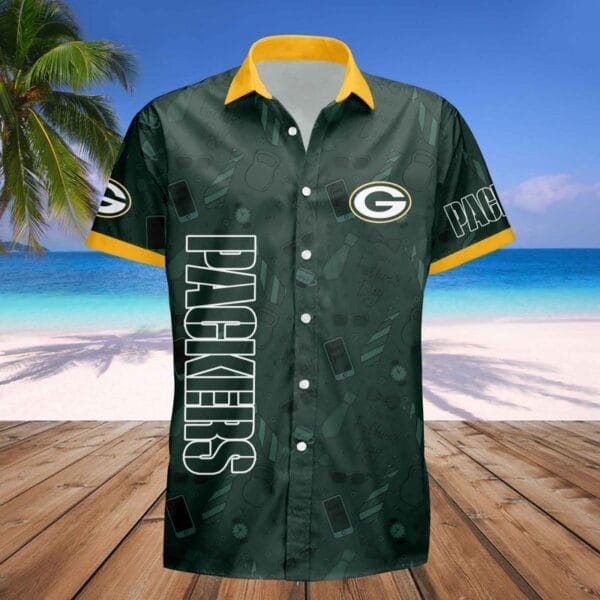 Green Bay Packers Personalized Button Shirt Father's Day New AMCBTS000009 - Image 2