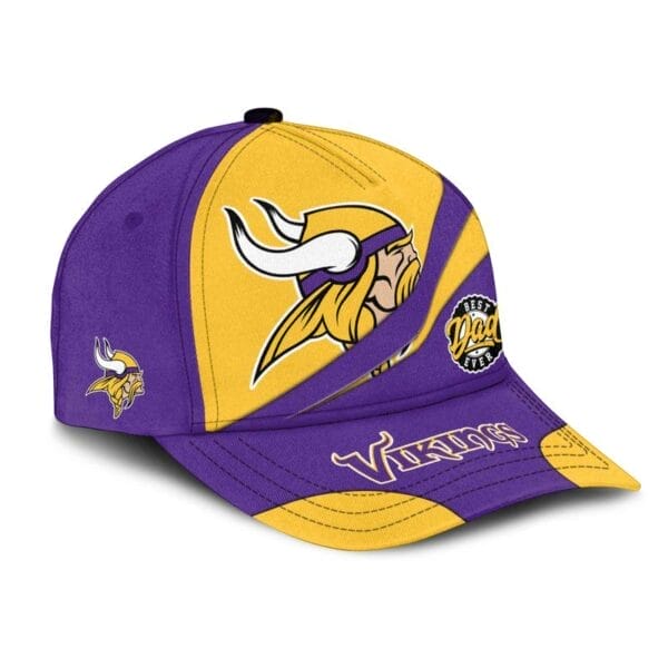 Minnesota Vikings Personalized Limited Edition Classic Cap Gift For Father's Day AMCCAP000003 - Image 2