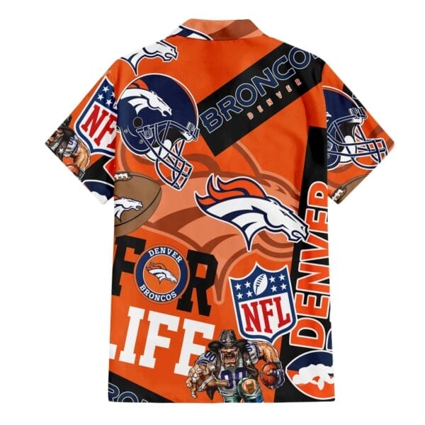 Denver Broncos Custom Limited Edition For Life Hawaiian Shirt and Shorts AMCHWSS000276 - Image 2