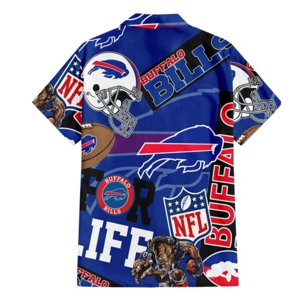 Buffalo Bills Custom Limited Edition For Life Hawaiian Shirt and Shorts AMCHWSS000255 - Image 2