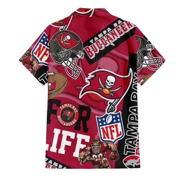 Tampa Bay Buccaneers Custom Limited Edition For Life Hawaiian Shirt and Shorts AMCHWSS000263 - Image 2