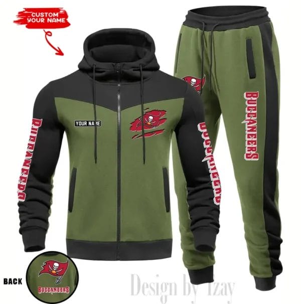 Tampa Bay Buccaneers Customized Drawstring Hooded Tracksuit AMCCLG000917 - Image 3