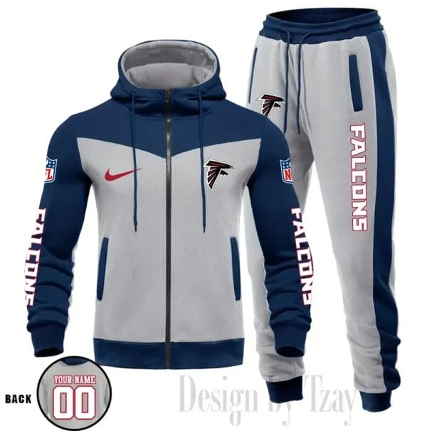 Atlanta Falcons Customized Drawstring Hooded Tracksuit AMCCLG000834 - Image 5