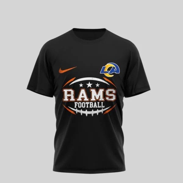 Los Angeles Rams Premium NFL x Harley Davidson 3D T-shirt AMCCLG000810 - Image 3