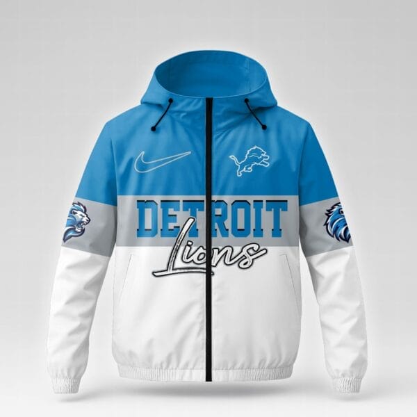 Detroit Lions Premium NFL Fan Pride Windbreaker Jacket AMCCLG000796 - Image 2